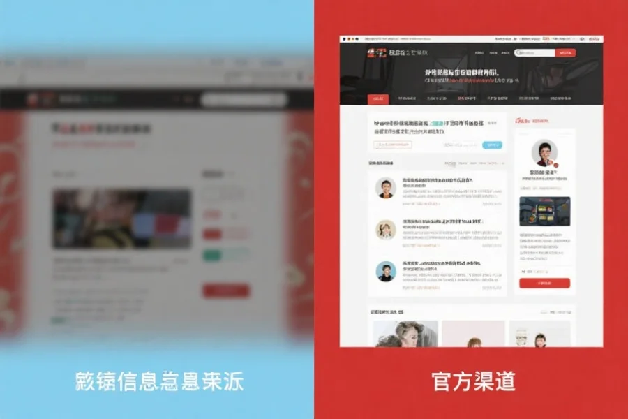 虚假信息与官方信息对比